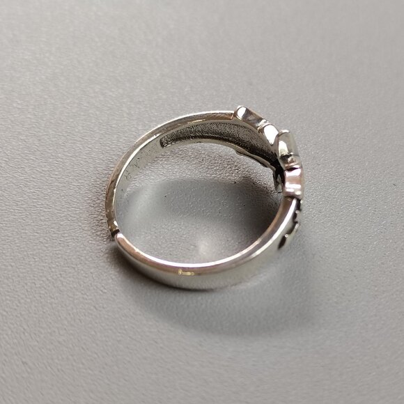 Second-hand women's classic fashion silver ring - Picture 3 of 6